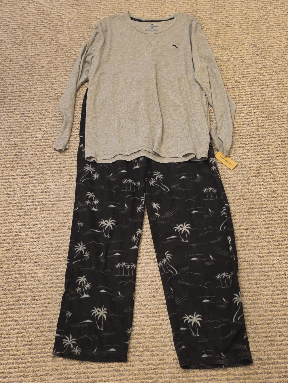 TOMMY BAHAMA Mens 2 Piece Pajama Set Size L
